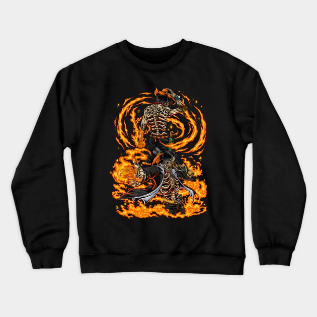 Portgas D ace Crewneck Sweatshirt by syamselhudo@gmail.com